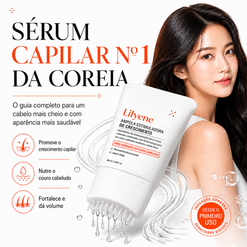 Sérum de Crescimento Capilar N.º 1 da Coreia
